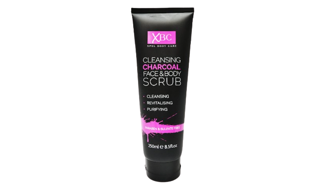 Xbc Cleansing Charcoal Face And Body Scrub