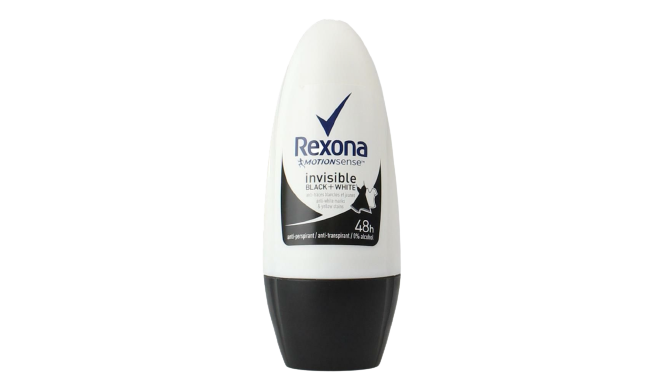 Rexona Invisible Black + White Roll On