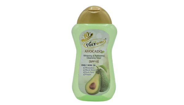 Veet Gold Avocado Cleansing Toner Spf15