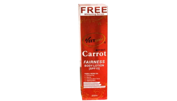 Veet Gold Carrot Fairness Body Lotion