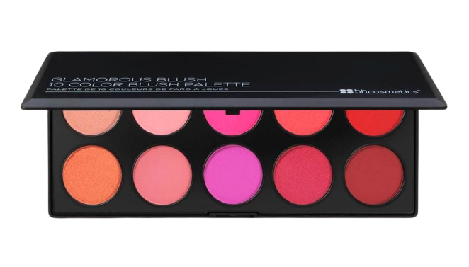 Glamorous 10 Color Blush Palette