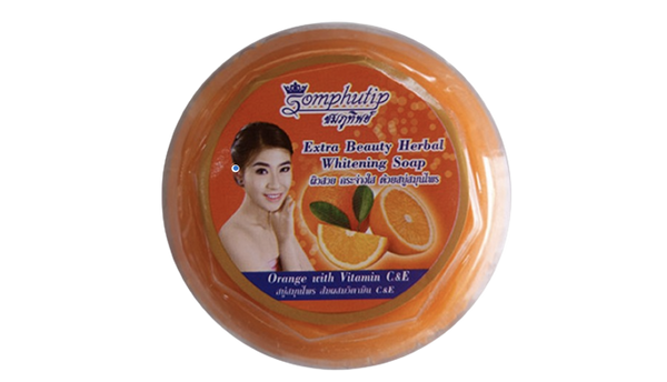 Somphutip Extra Beauty Herbal Whitening Soap
Orange With Vitamin
