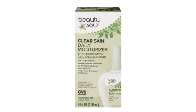Beauty 360 Clear Skin Daily Moisturizer Acne