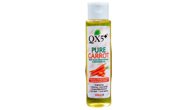 Qx5+ Pure Carrot Body Glow Brightening Oil