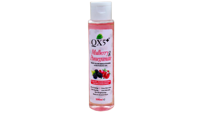 Qx5+ Mullberry And Pomegranate Body Glow Oil