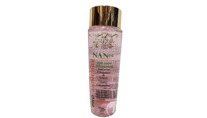 Nano Half-Caste Whitening Cleanser And Toner