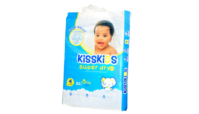 Kiss Kids Super Dry 82 Pcs+5 Free Pcs