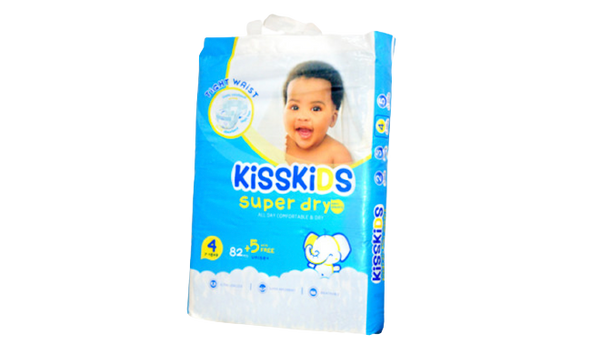 Kiss Kids Super Dry 82 Pcs+5 Free Pcs