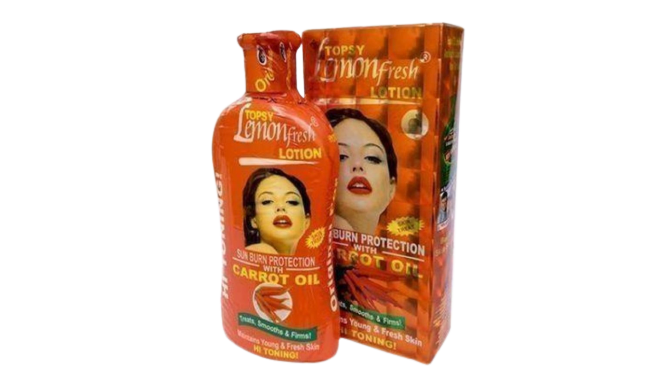 Topsy Lemon Fresh Lotion Carrot Extract