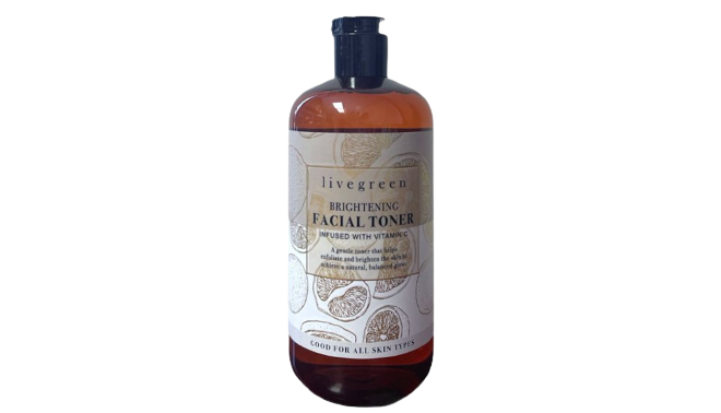 Live Green Brightening Facial Toner With Vitamin C
