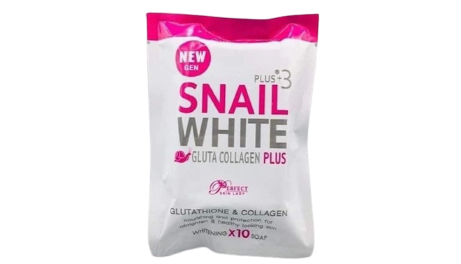 Snail White Collagen Brightening Soap