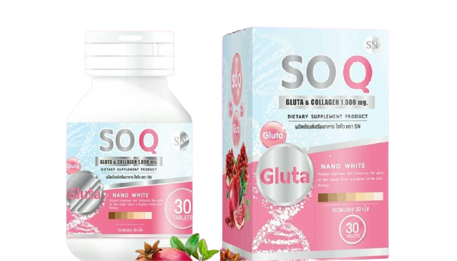 Soq Gluta And Collagen 1000Mg 30 Tablets