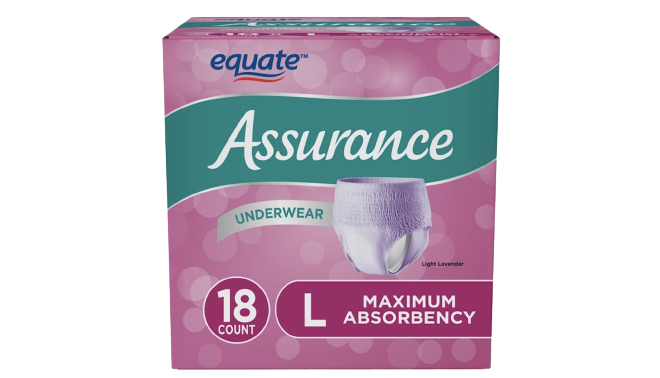 Assurance Underwear 18 Count