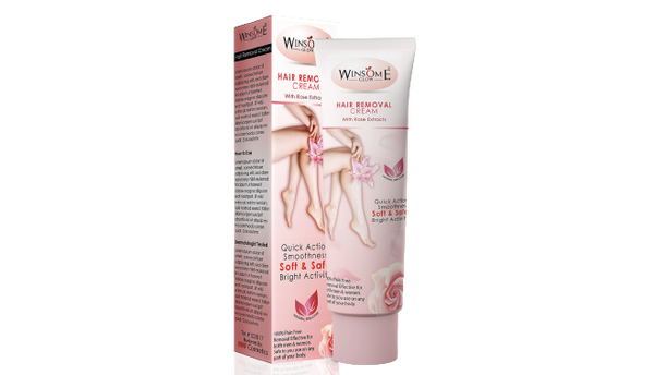 Winsome Hair Removal Cream With Rose Extract