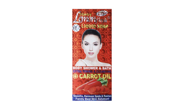 Topsy Lemon Body Shower And Bath Carrot Oil
