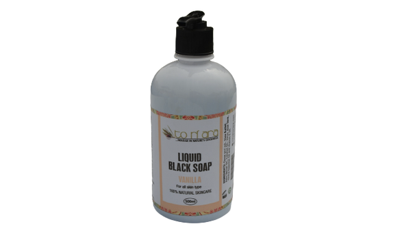 To Ri Ara Liquid Black Soap Vanilla