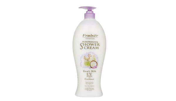 Fruiser Shower Cream Goats Milk Uv White With