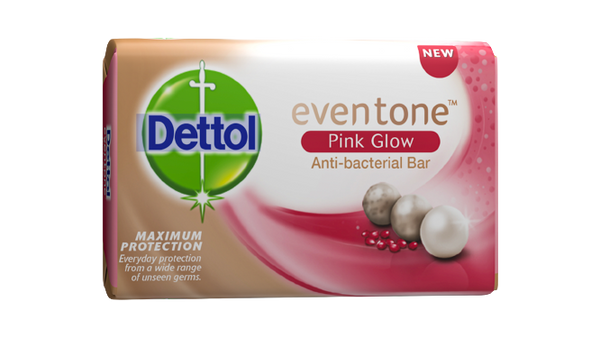 Dettol Even Tone Pink Glow Bar Soap