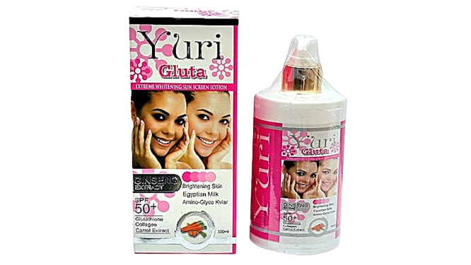 Yuri Gluta Extreme Whitening Sunscreen Lotion