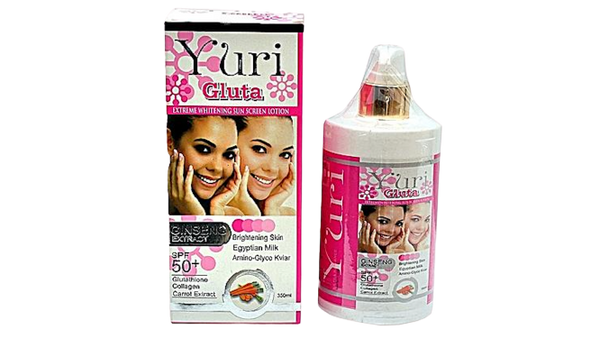 Yuri Gluta Extreme Whitening Sunscreen Lotion