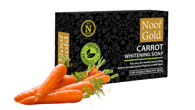 Noor gold carrot whitening soap
