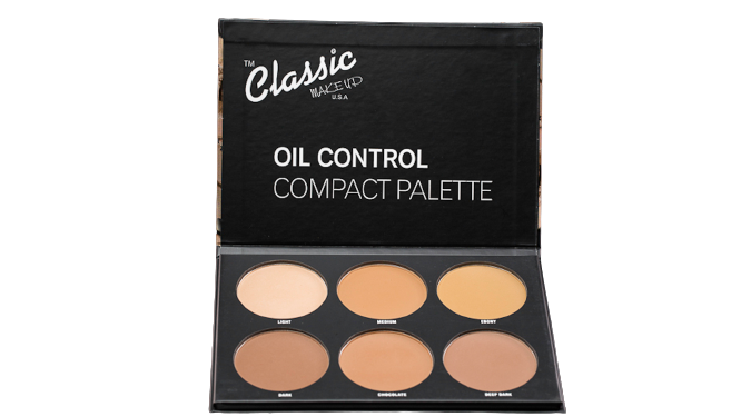 Classic Oil Control Compact Palette 6 Shades