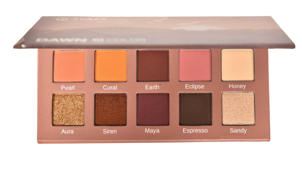 Nuban Beauty Dawn 10 Color Eyeshadow Palete