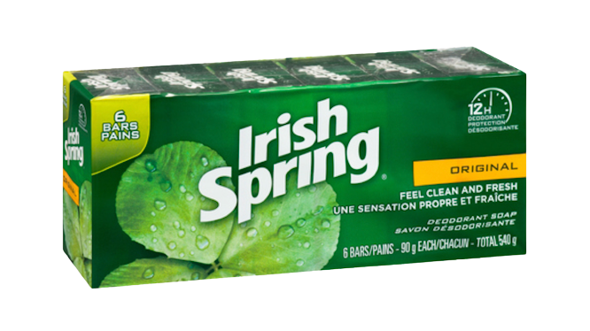 Irish Spring Original Soap 6 Bars Pains