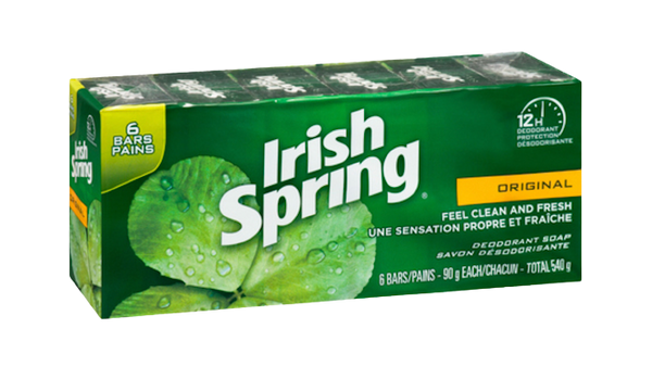 Irish Spring Original Soap 6 Bars Pains