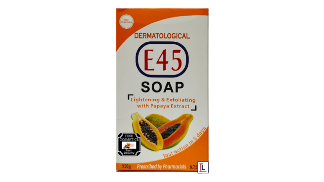 E45 Lightening & Exfoliating Papaya Soap