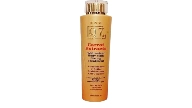 Q7 Gold Carrot Extracts Body Milk